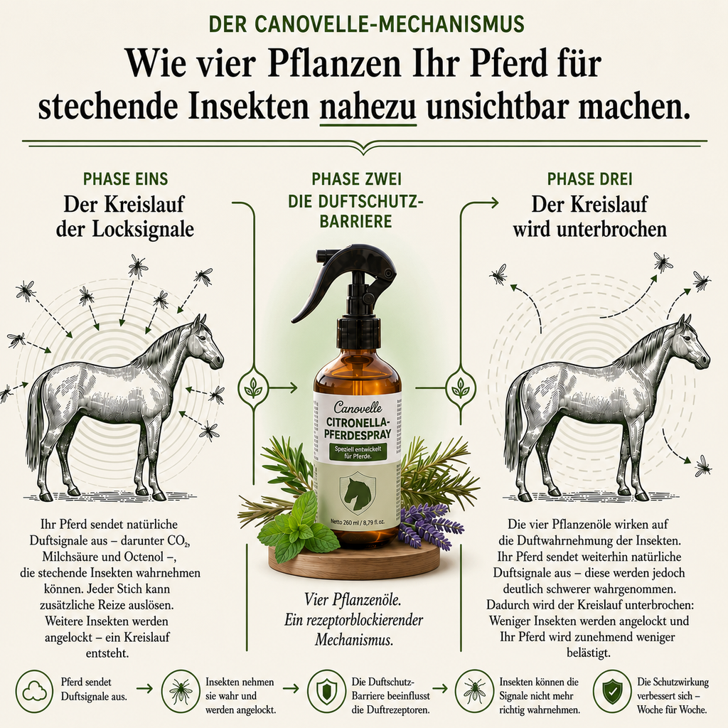 Canovelle Insektenschutzspray für Pferde und Ponys