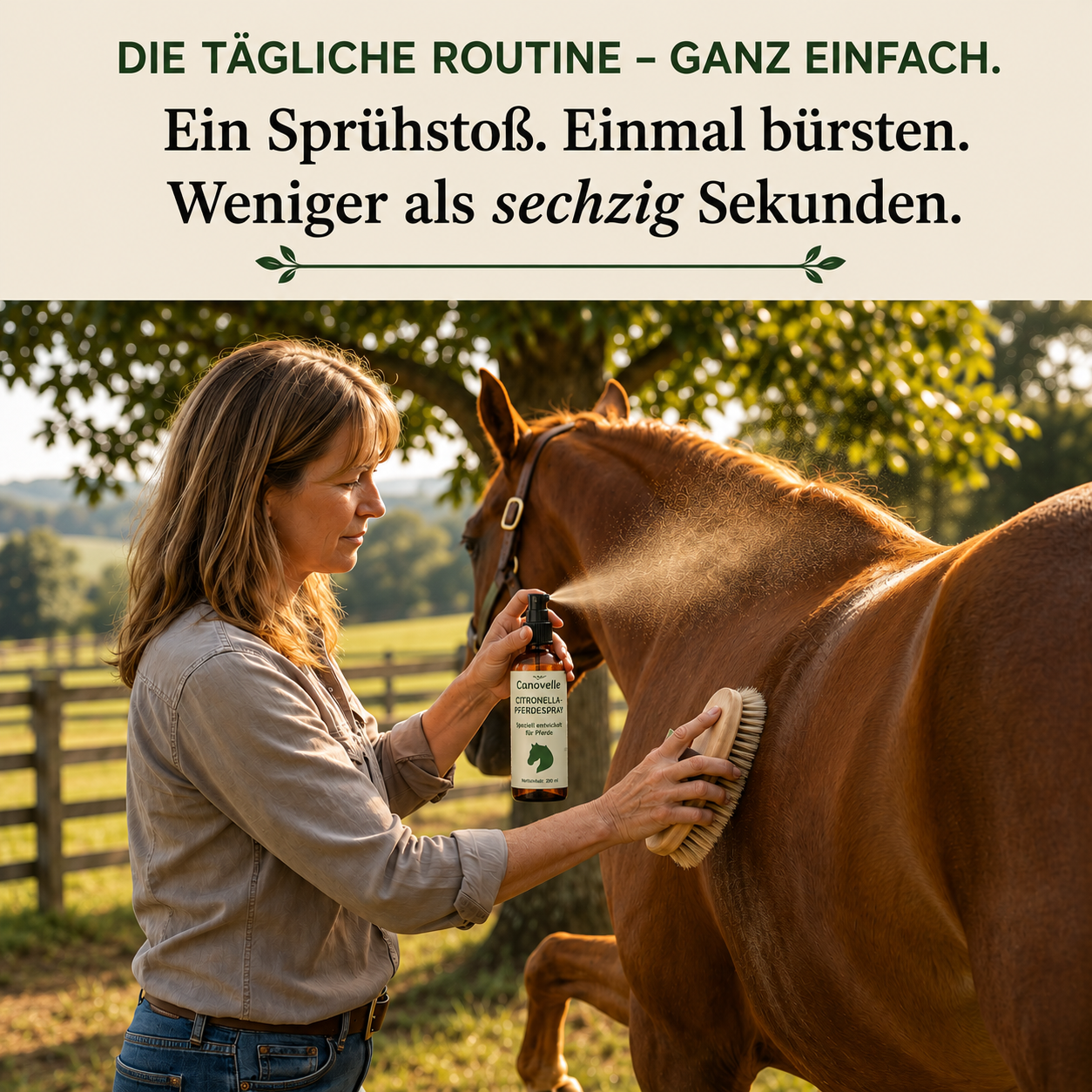 Canovelle Insektenschutzspray für Pferde und Ponys